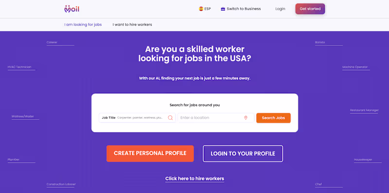 Cover image for Moil - Empowering Skilled Workers and Employers