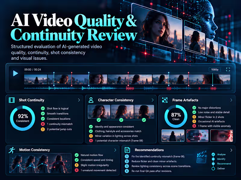 Cover image for AI Video Quality & Continuity Review