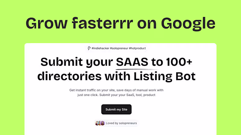 Cover image for BackLinkBot AI- Multi-Platform Promotion and Listing