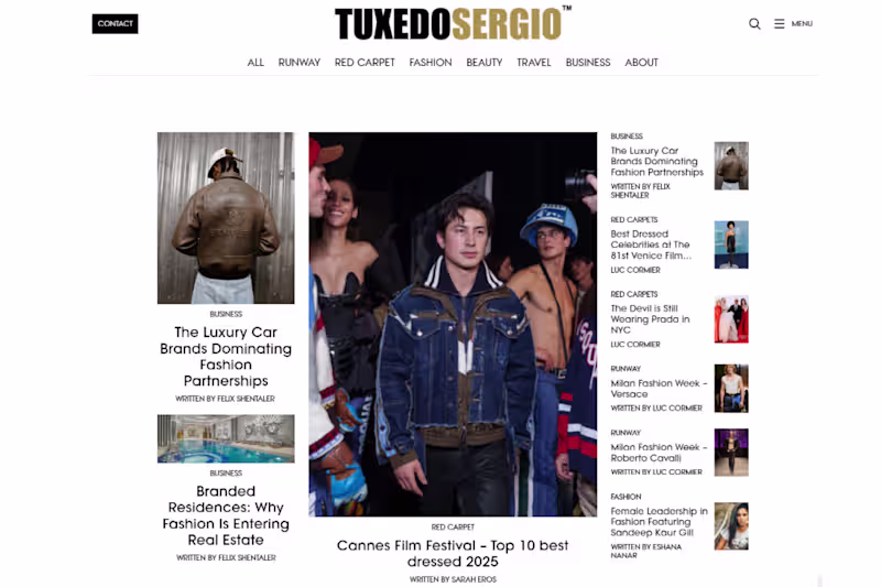 Cover image for Tuxedosergio
Modern and visually appealing website