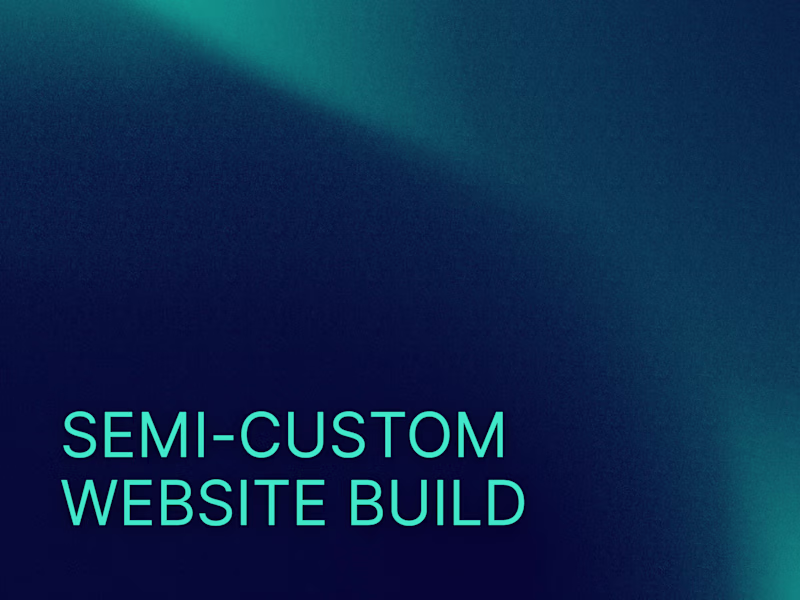 Cover image for Semi-Custom Squarespace Website Sprint