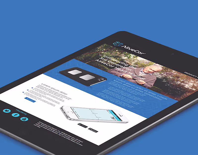 Cover image for AliveCor Packaging Design / Email Marketing :: Behance