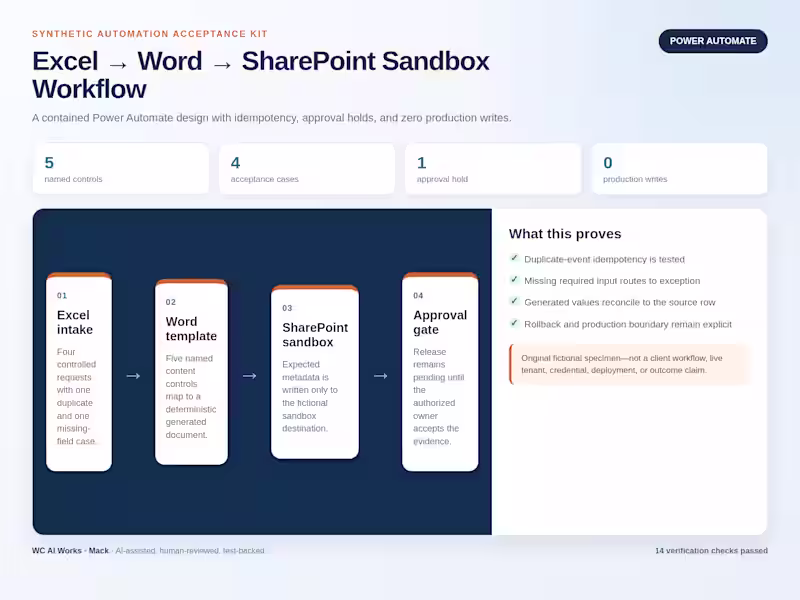 Cover image for Spec: Workflow Automation Sandbox