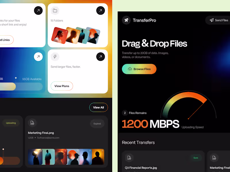 Cover image for TransferPro - A High-Speed File