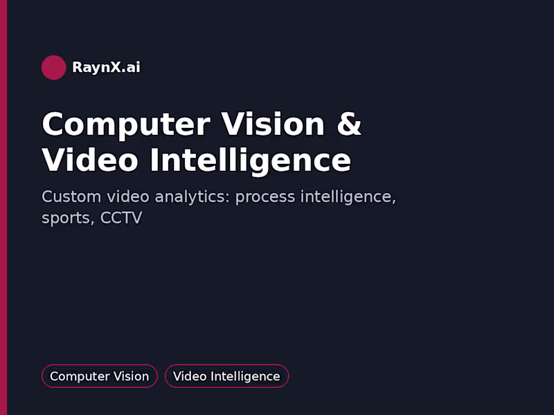 Cover image for Computer Vision & Video Intelligence