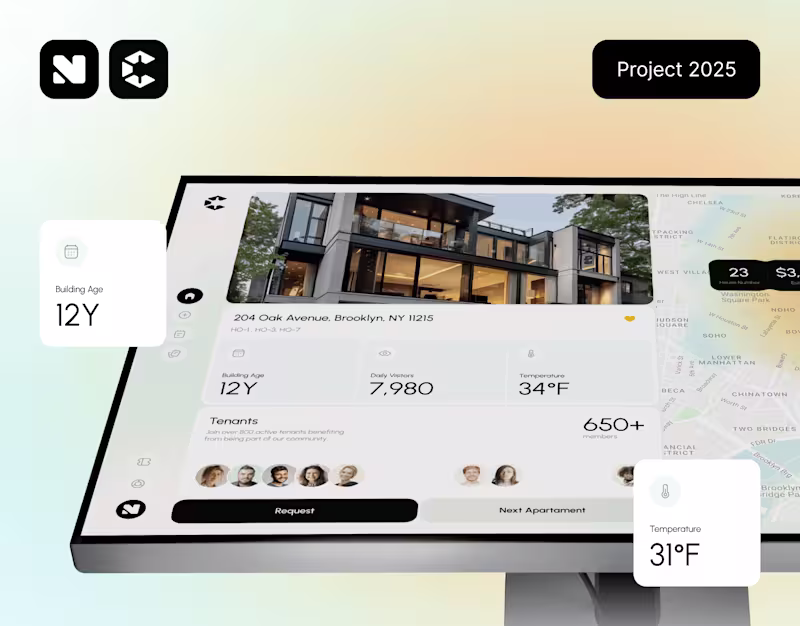 Cover image for Real Estate Branding, Web & Mobile App Design