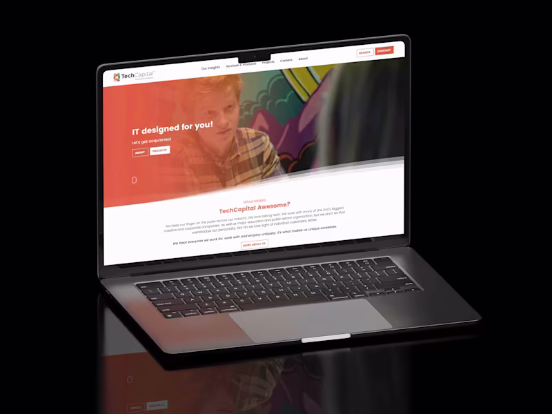 Cover image for Tech Capital — Custom Wix