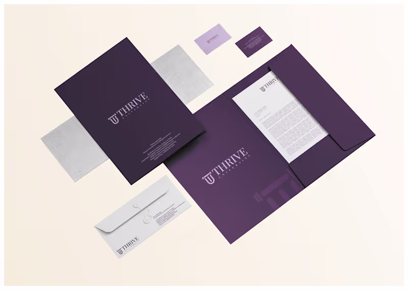 Cover image for Thrive University — Brand Identity System