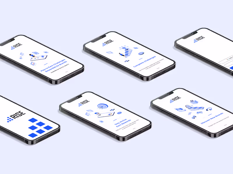 Cover image for RiseApp - Fitness App Design