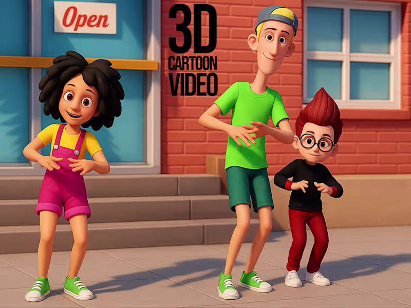 Cover image for Diverse 3D Animation Projects by Kaay Vision  Animation Studio
