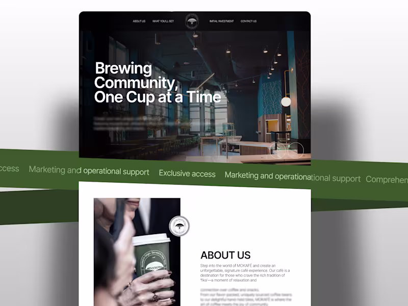 Cover image for Website Design for Coffee House
