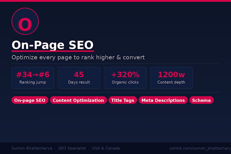 Cover image for On-Page SEO - Optimize Every Page to Rank Higher & Convert Bette
