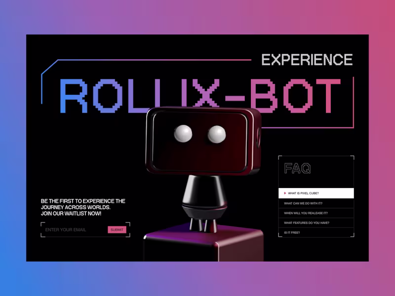 Cover image for Rollix Chat Box - Spline x Webflow