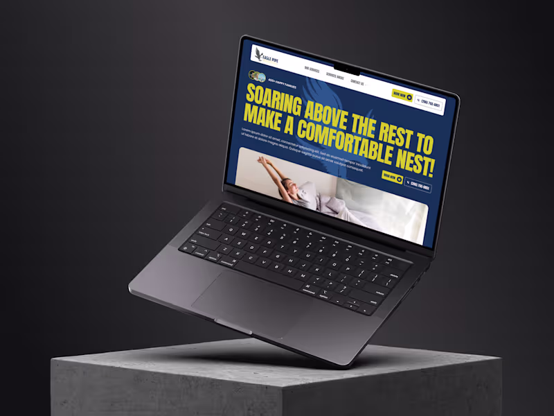 Cover image for Webflow Website for Eagle Pipe Mechanical | HVAC & Gas Piping 