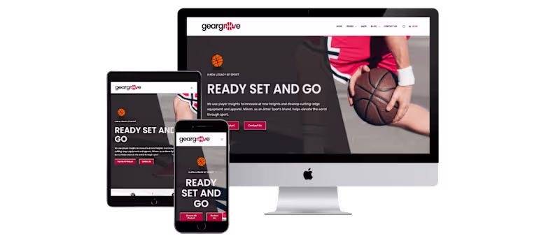 Cover image for E-commerce Sport website full responsive