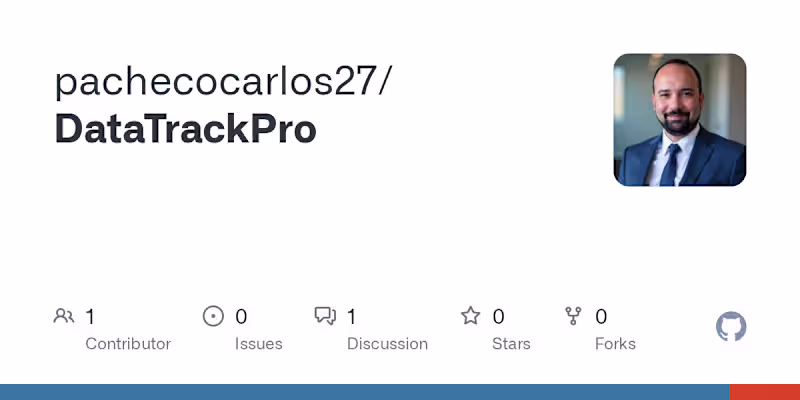 Cover image for Development of DataTrackPro Analytics Platform