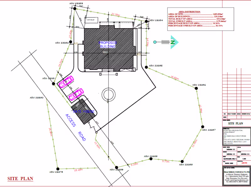 Cover image for A PROPOSED VILLA