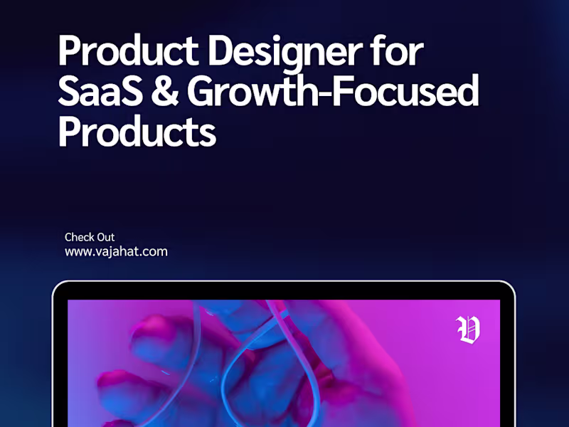 Cover image for Product Designer Helping SaaS Teams Ship Faster