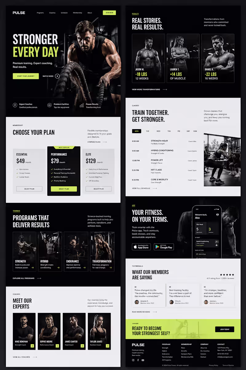 Cover image for Most fitness websites push energy,