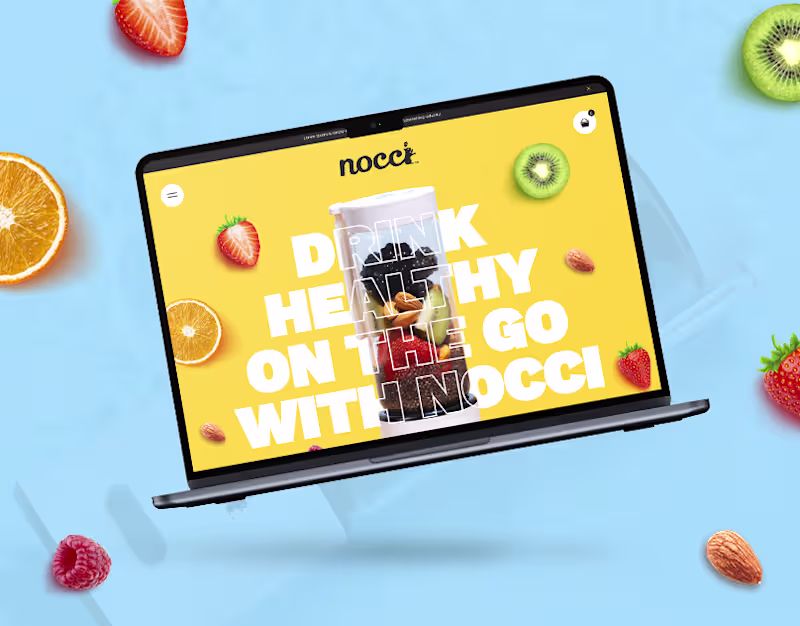 Cover image for Nocci | Product Landing Page | UI/UX