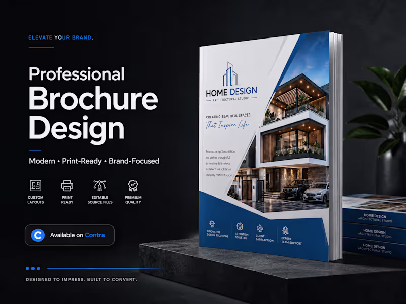Cover image for Professional Brochure & Company Profile Design