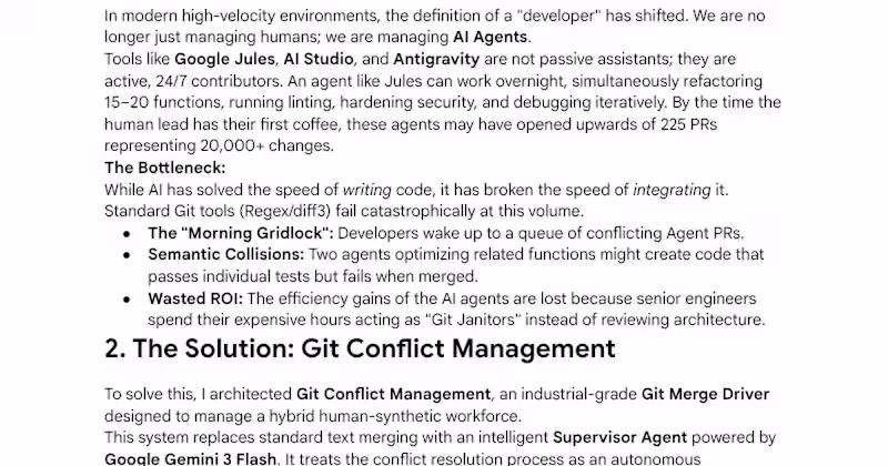 Cover image for Git Conflict Management System for AI-Human Integration