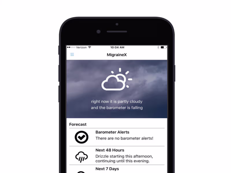 Cover image for MigraineX Xamarin Mobile App