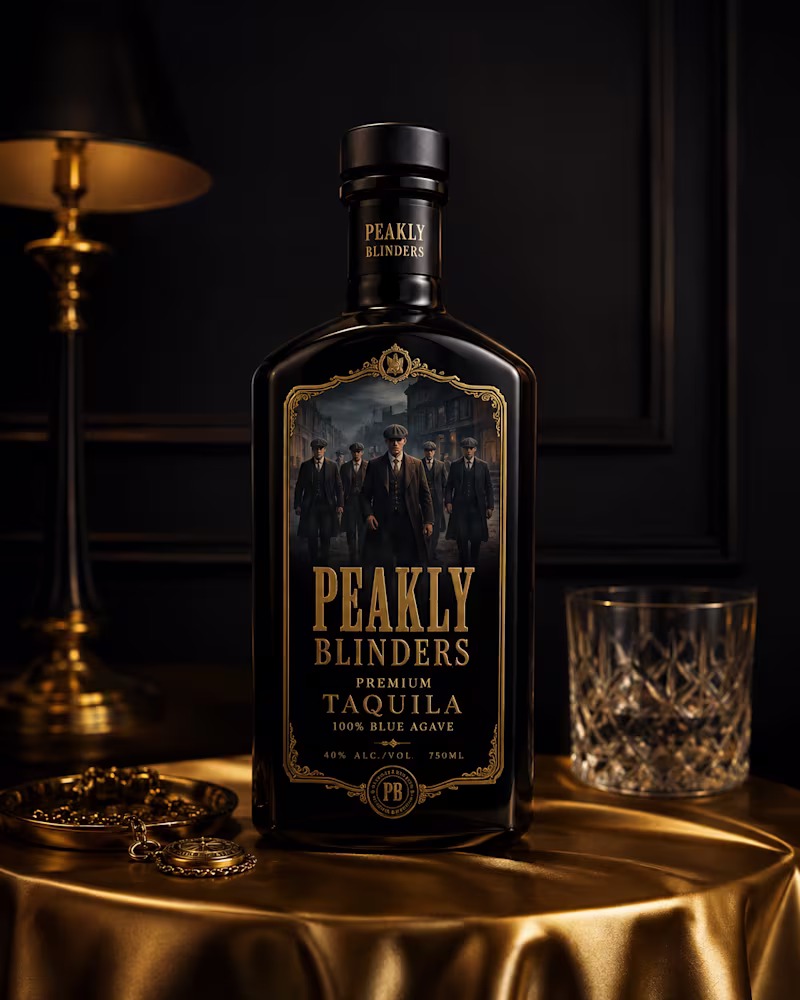Cover image for PEAKLY BLINDERS — Premium Taquila.