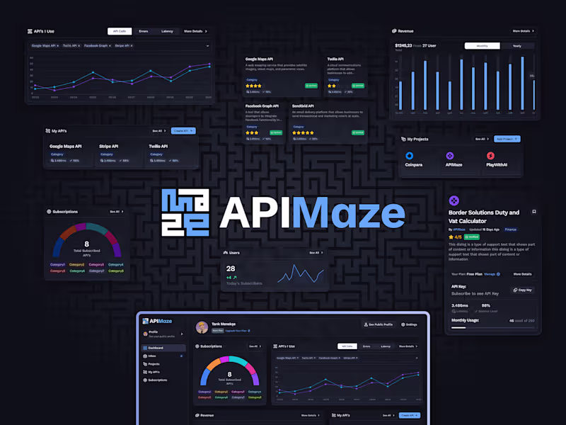 Cover image for APIMaze UI Design