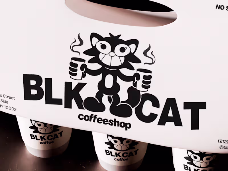 Cover image for BLK CAT COFFEE is a