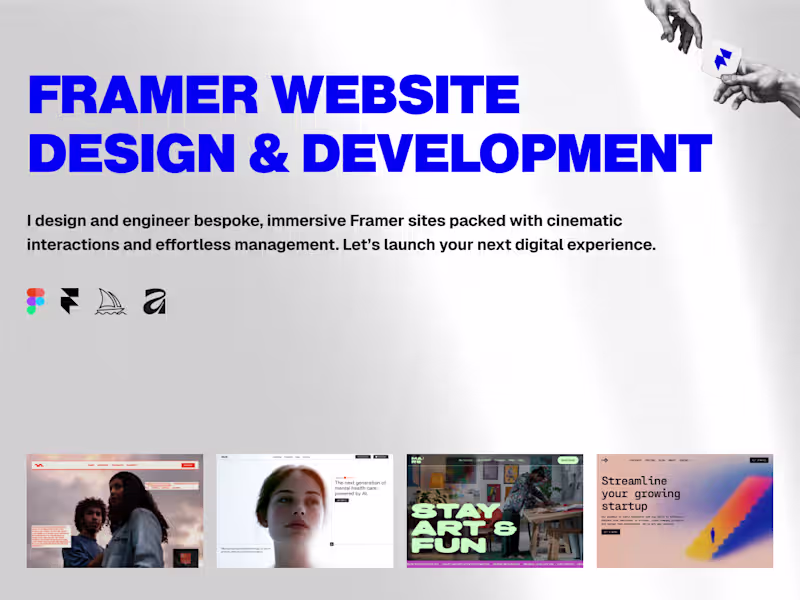 Cover image for High Converting Framer Website - Design + Build (Multi-page)