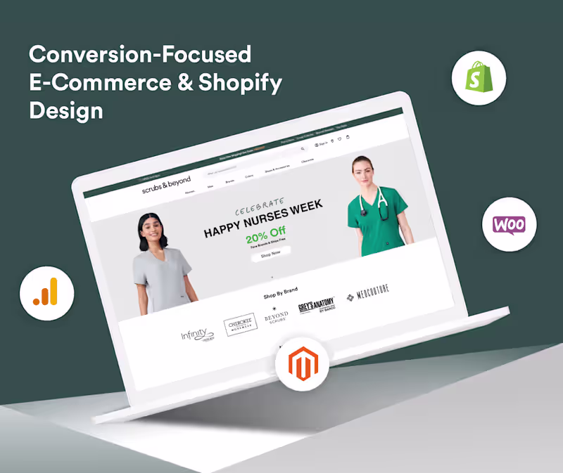 Cover image for Conversion-Focused E-Commerce & Shopify Design