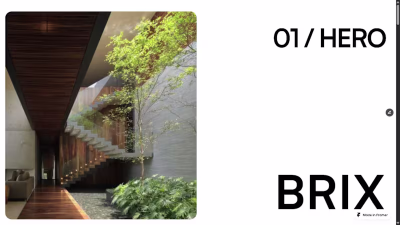 Cover image for BRIX - Architecture & Interior