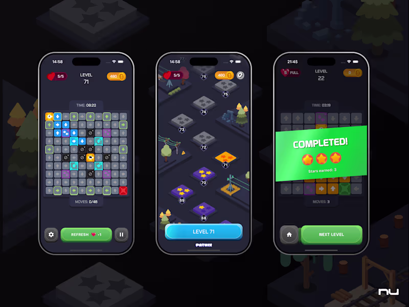 Cover image for Pathix Puzzle Game Design