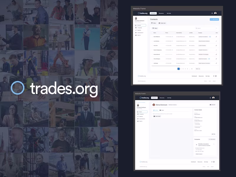 Cover image for Design system and custom CMS for trades.org