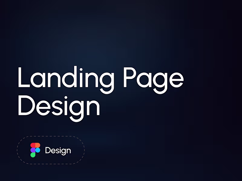 Cover image for Landing Page Design - Dev-Ready Figma File