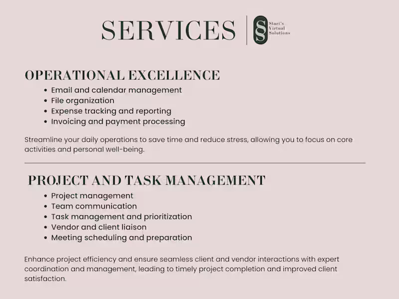 Cover image for Operational Excellence Services