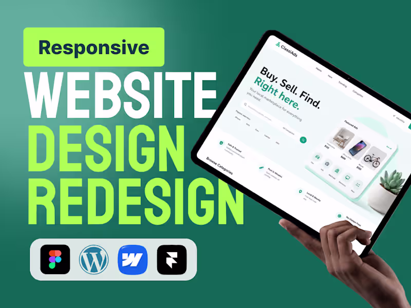 Cover image for Website Design & Development for Online E-commerce Digital Store