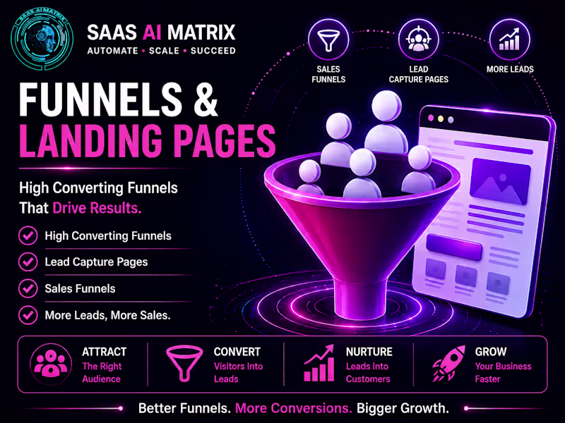 Cover image for Funnels & Landing Pages