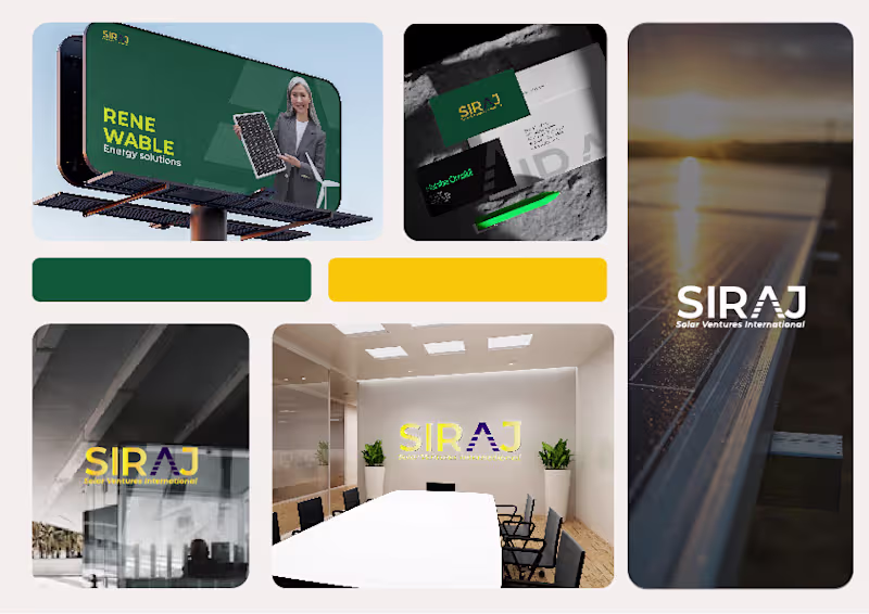 Cover image for Siraj Logo & Brand Guideline Design Concept