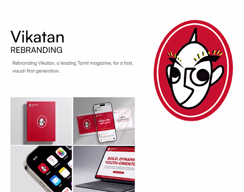 Cover image for Vikatan - Reimagined the visual