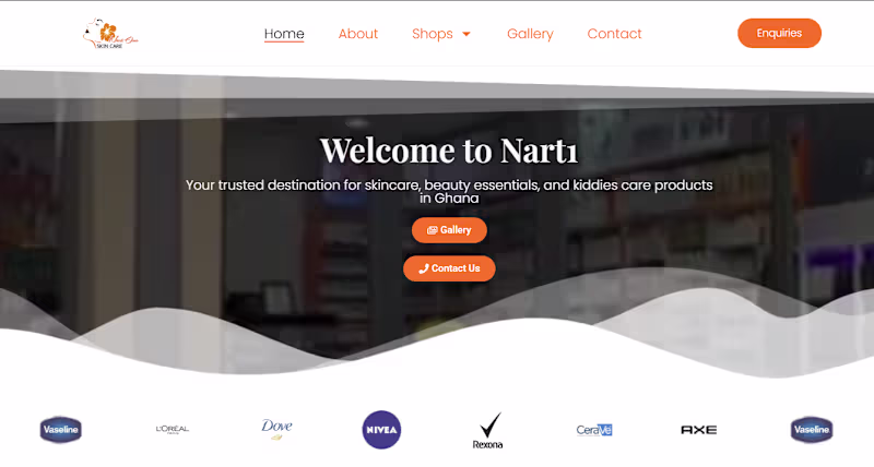 Cover image for Multi-Brand WordPress Website for Skincare,