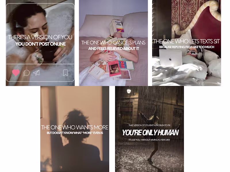 Cover image for Only Human Static and Short-Form Video Posts