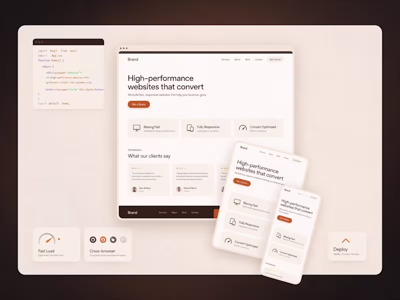 Cover image for Responsive Web Development & High-Converting Landing Pages