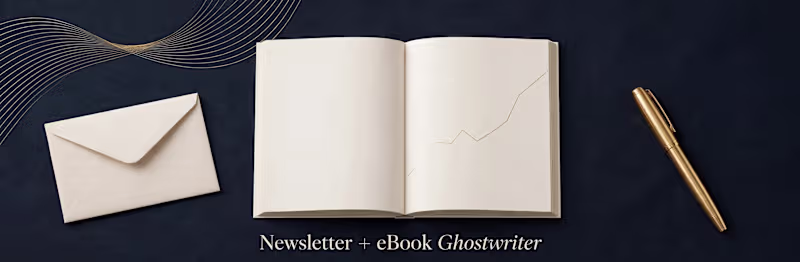 Cover image for Newsletter and ebook Ghostwriter 