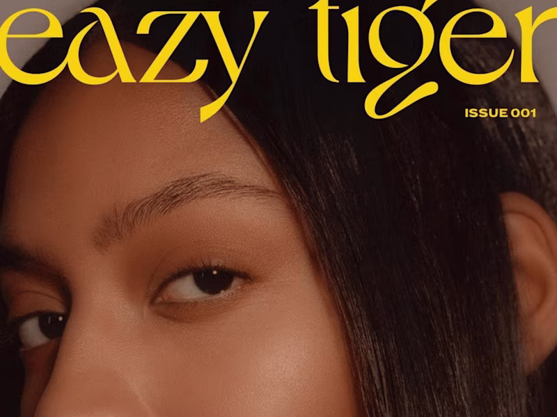 Cover image for Eazy Tiger Magazine on Instagram: “Eazy Tiger issue 001 Cover 2…