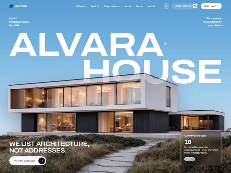 Cover image for Alvara House | Real Estate Website in Next.js