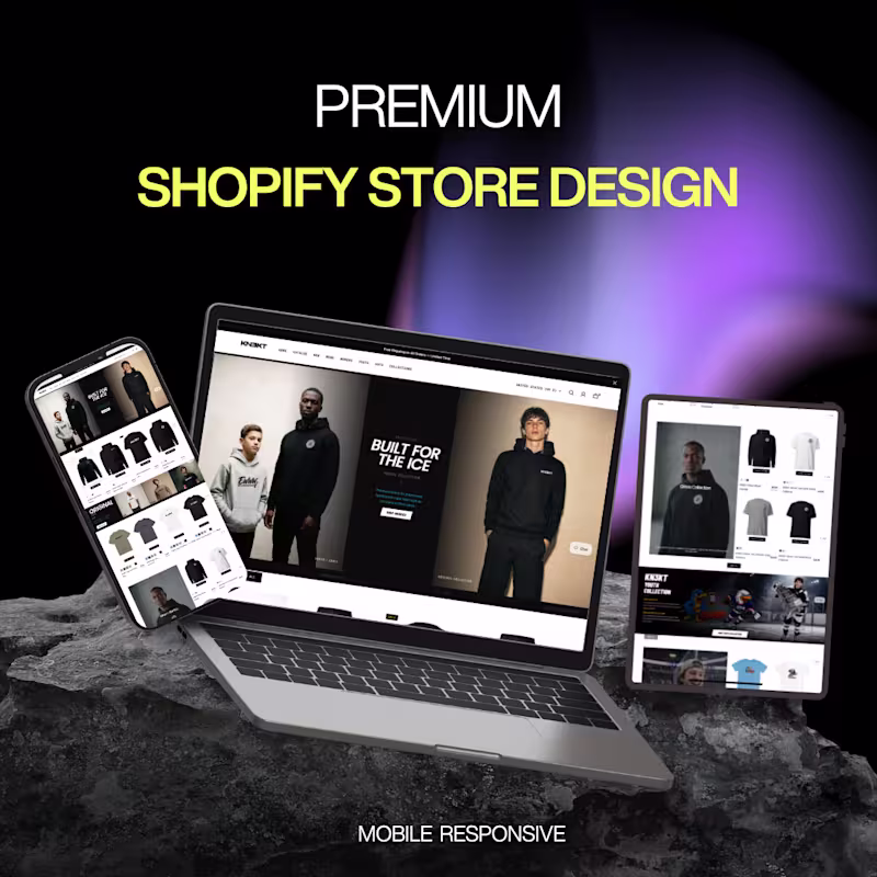 Cover image for Shopify Store Design, Shopify Website Redesign and Shopify SEO