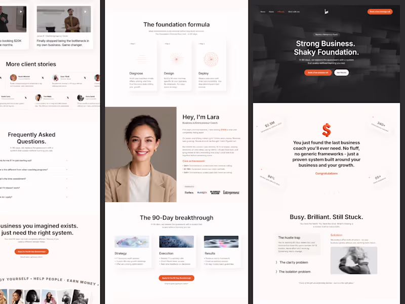Cover image for I'll Build Your Coach Website In Framer