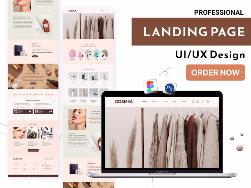Cover image for High-Converting Landing Page Design for SaaS & Ecom
